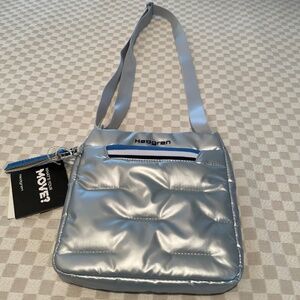 HEDGREN Cushy Pearl Blue Crossbody